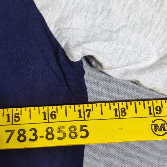 Puma short sleeve T-shirt boys size XL (18-20) blue white printed sleeves - Picture 6 of 7